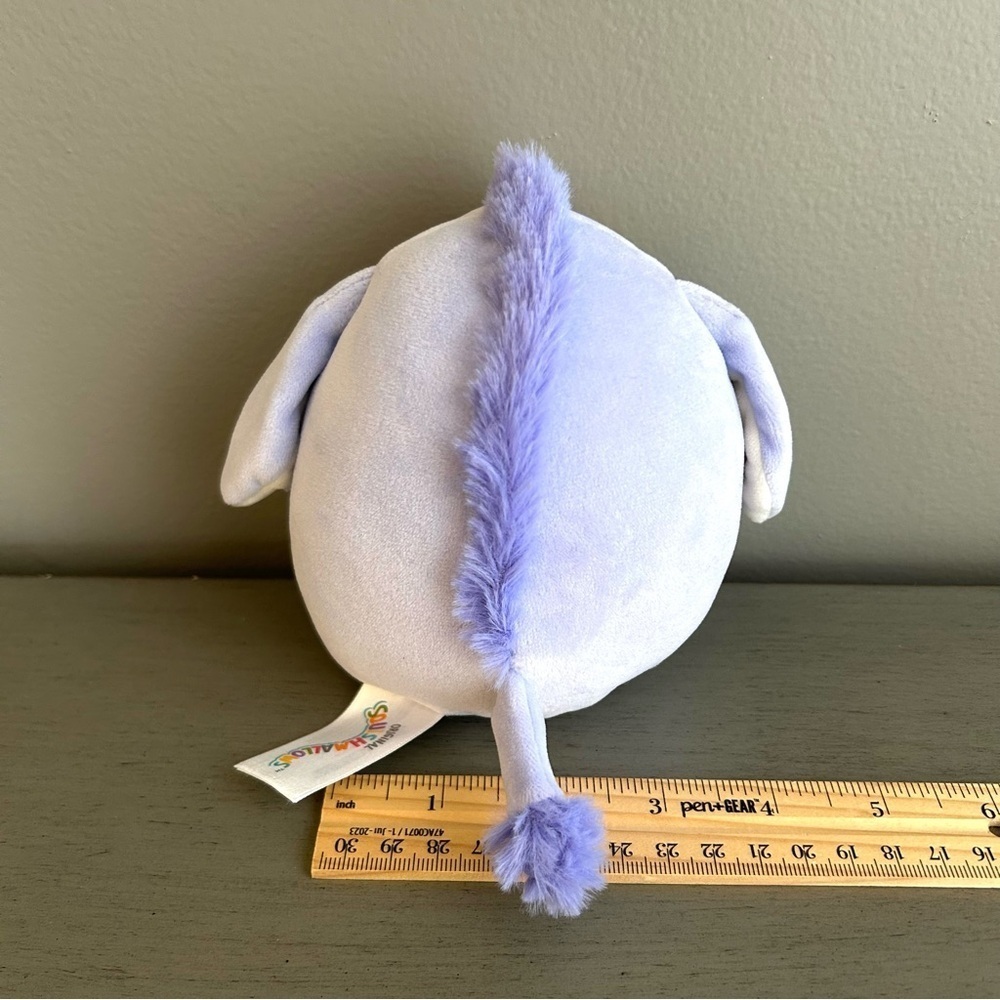 Squishmallows Easter Milanda Donkey Plush Toy 4.5 in Purple Floral Crown NWOT - Picture 5 of 6